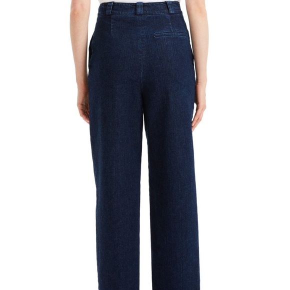 Theory Structured Denim Straight Cuff Pant - Picture 6 of 10